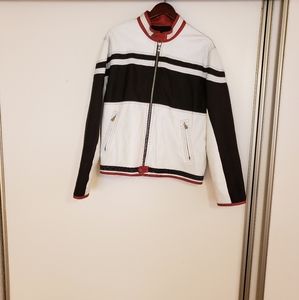 XL Vintage Leather Motorcycle Jacket